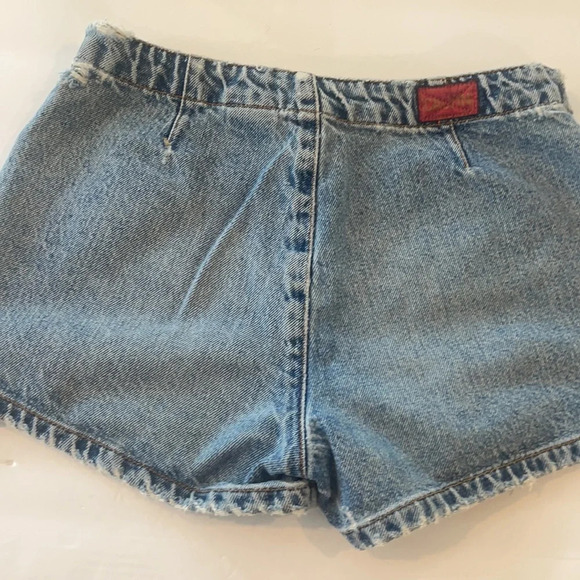 Vintage Calvin Klein Hipster Patch Denim Shorts size 3 - Picture 3 of 15